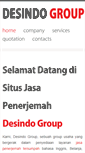 Mobile Screenshot of desindogroup.com